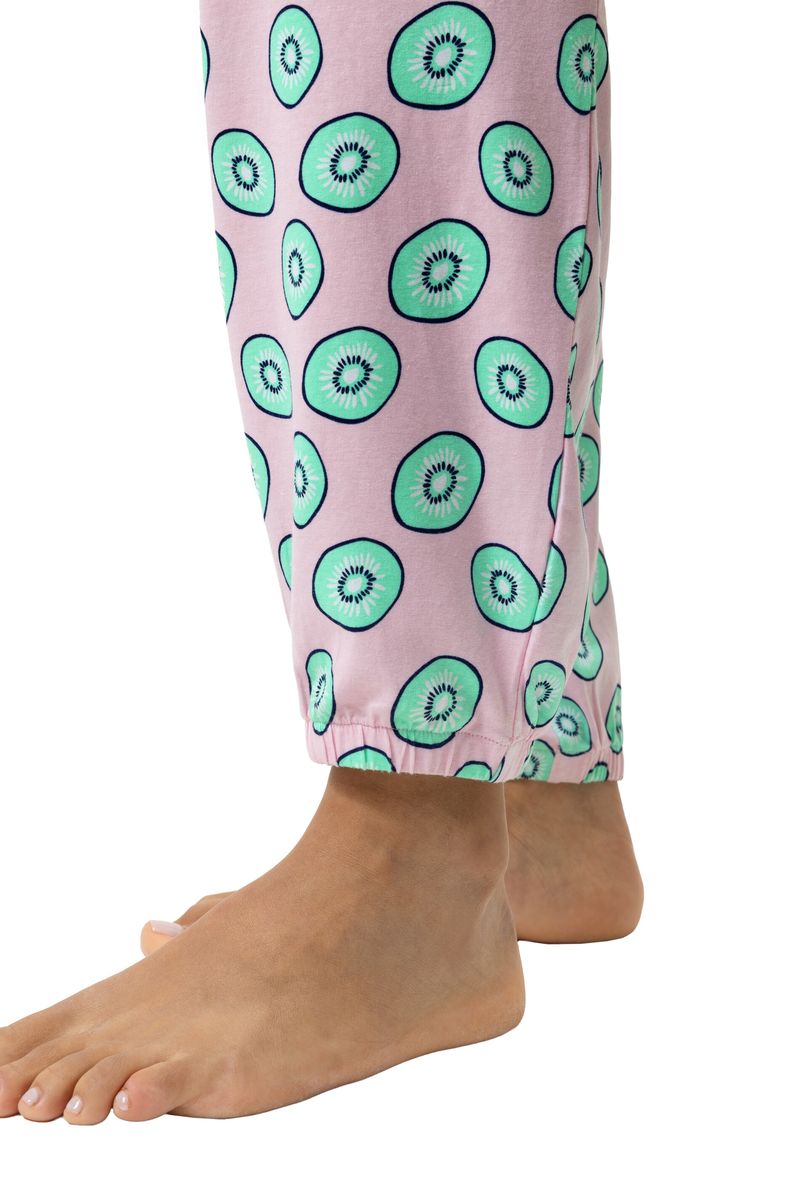 Schlafanzughose mit Kiwi-Print