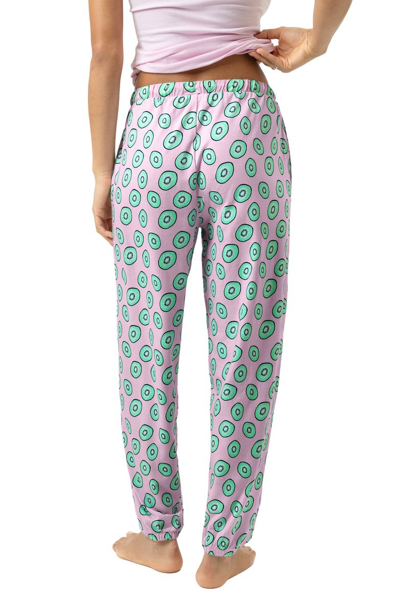 Schlafanzughose mit Kiwi-Print