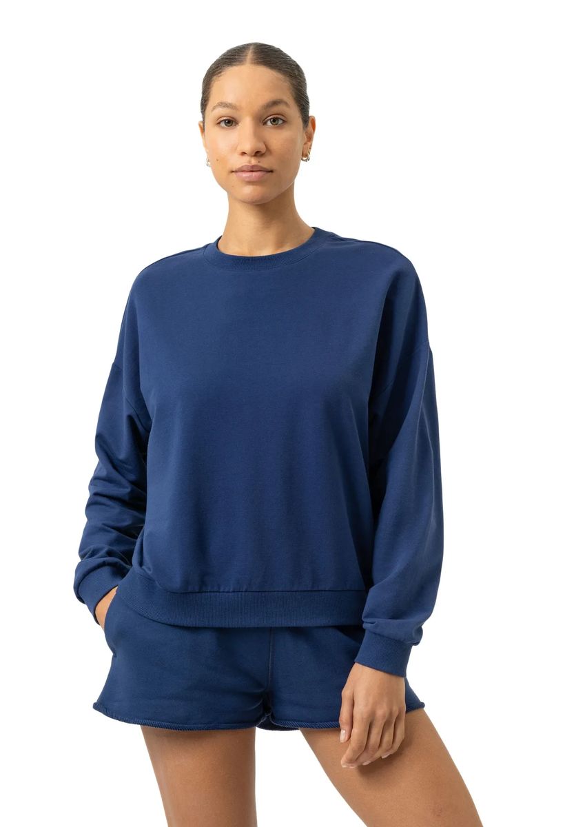 Gemütliches Loungewear-Sweatshirt mit Rundhalsausschnitt