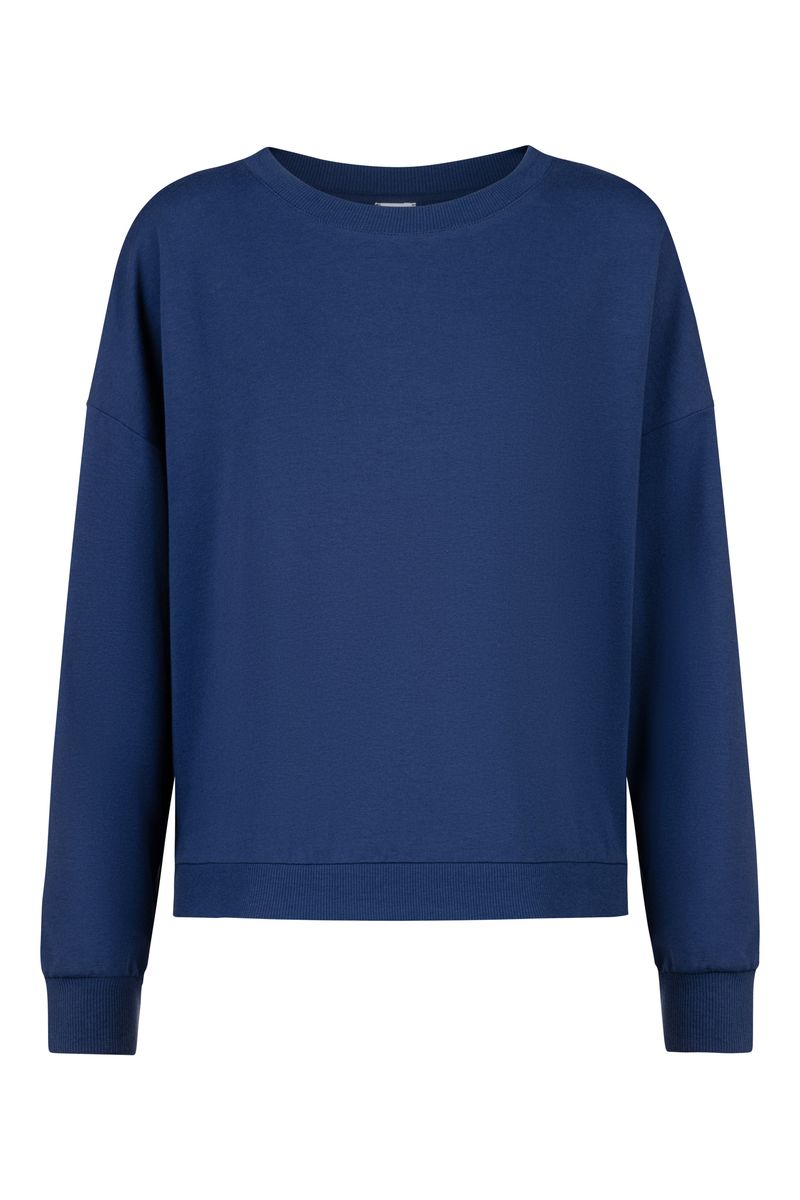 Gemütliches Loungewear-Sweatshirt mit Rundhalsausschnitt