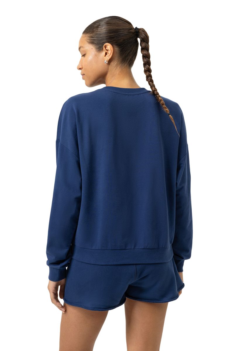 Gemütliches Loungewear-Sweatshirt mit Rundhalsausschnitt