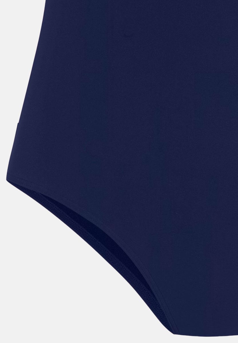 Shaping-Badeanzug mit floralem Wickel-Design