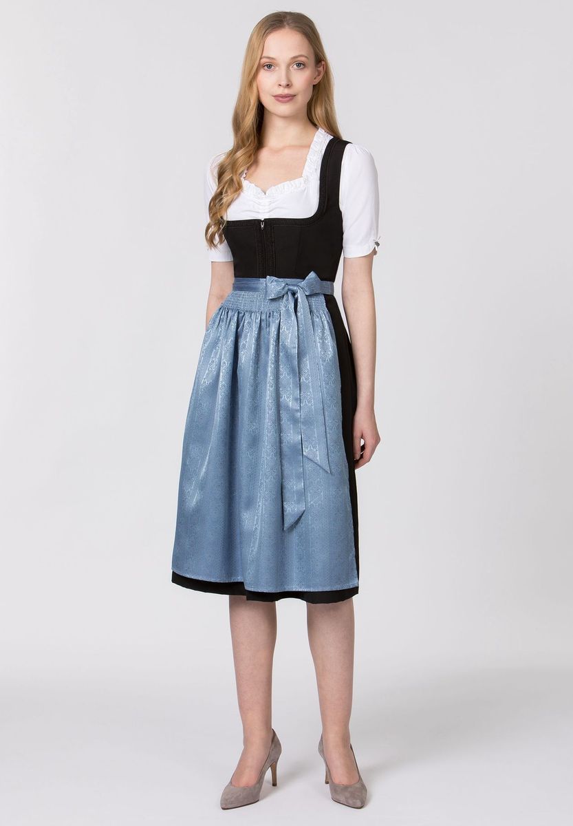 Elegante Jacquard Dirndlschürze