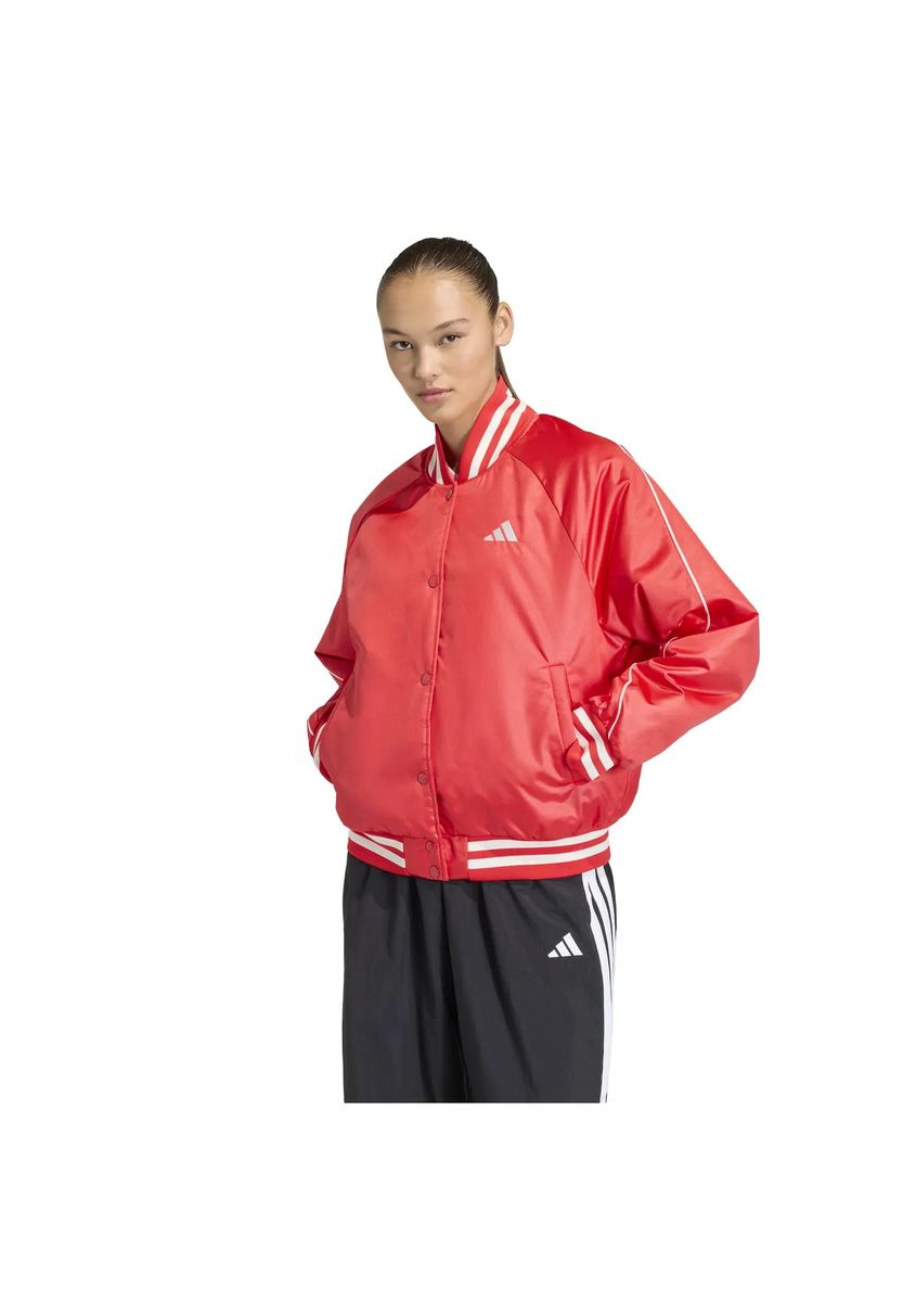 Isolierte Satin-Bomberjacke