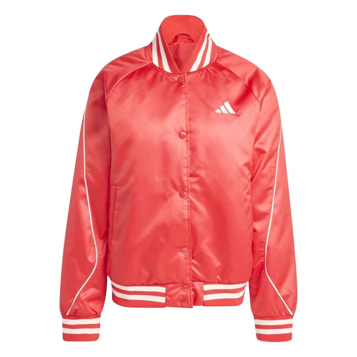 Isolierte Satin-Bomberjacke