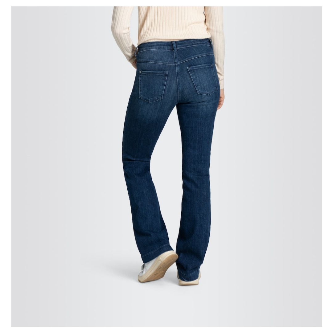 Formende Bootcut-Jeans mit mittlerer Leibhöhe