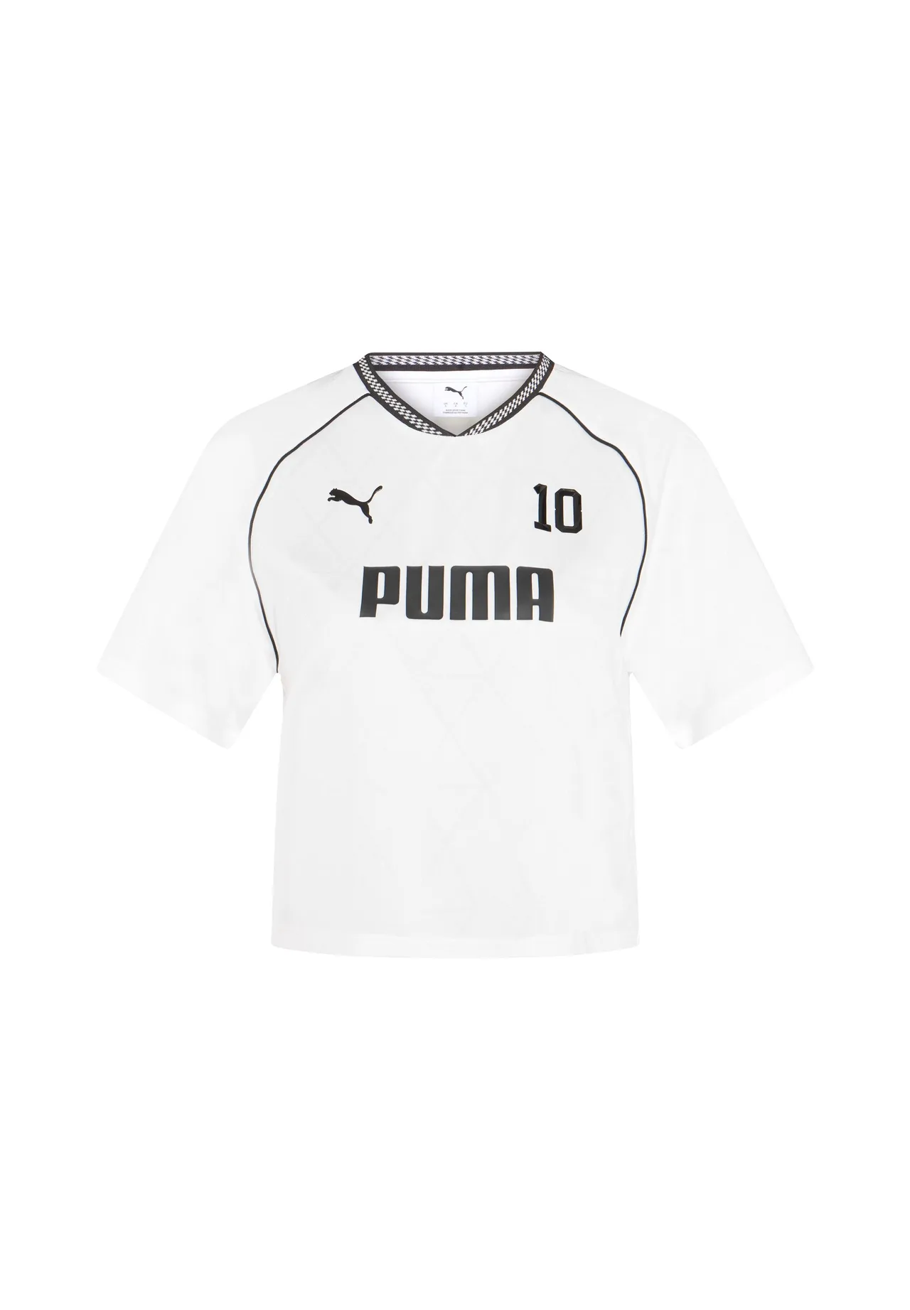 Lässiges Grafik-Jersey mit V-Ausschnitt