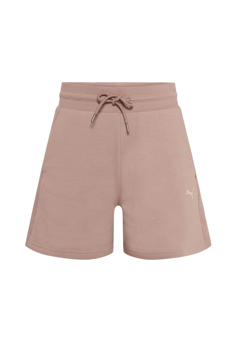 High-Waist Sweatshorts mit Kordelzug