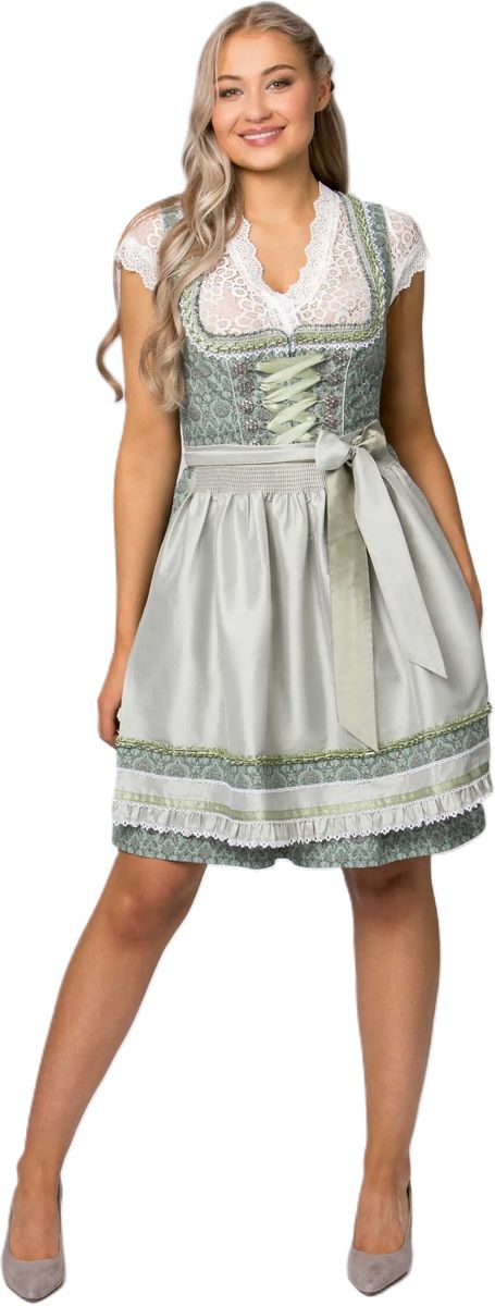 Romantisches Midi-Dirndl mit Rüschen