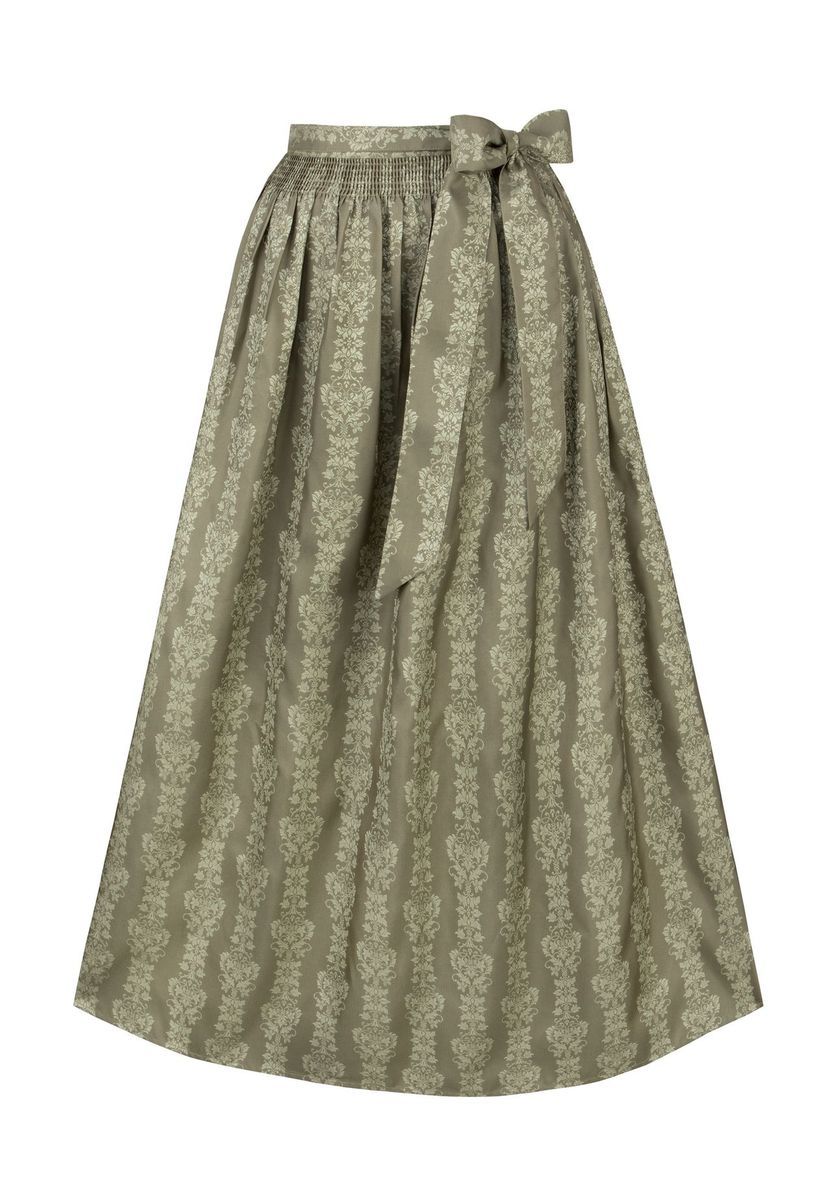 Elegante Jacquard-Dirndlschürze mit Ornamenten