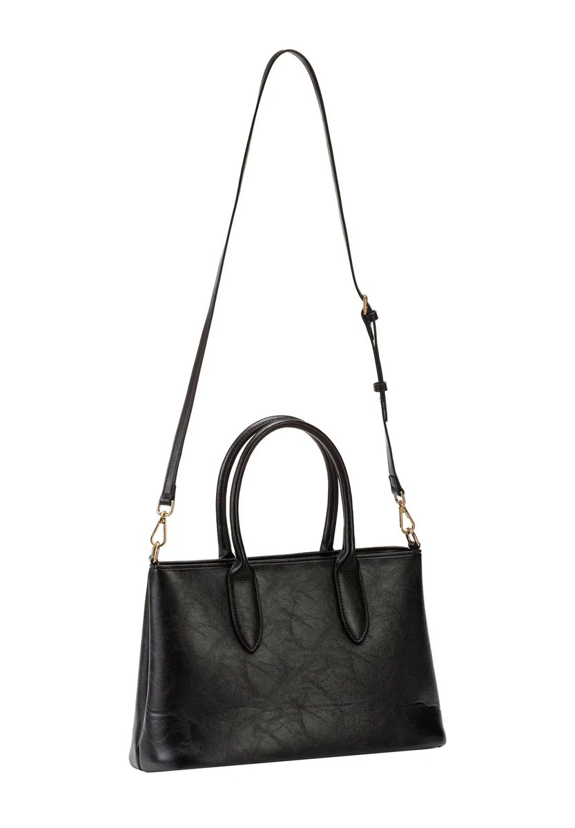 Elegante Henkeltasche mit dekorativen Anhängern