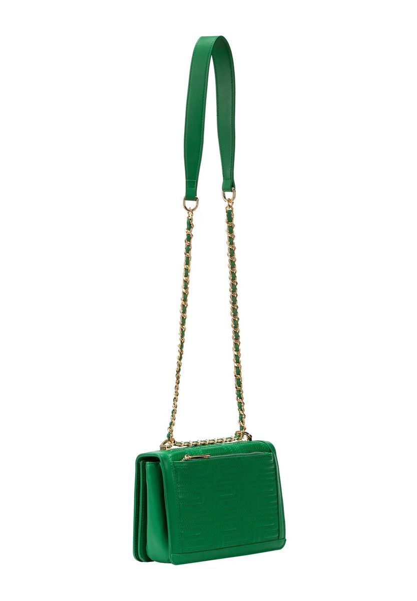 Elegante Schultertasche mit geometrischer Prägung
