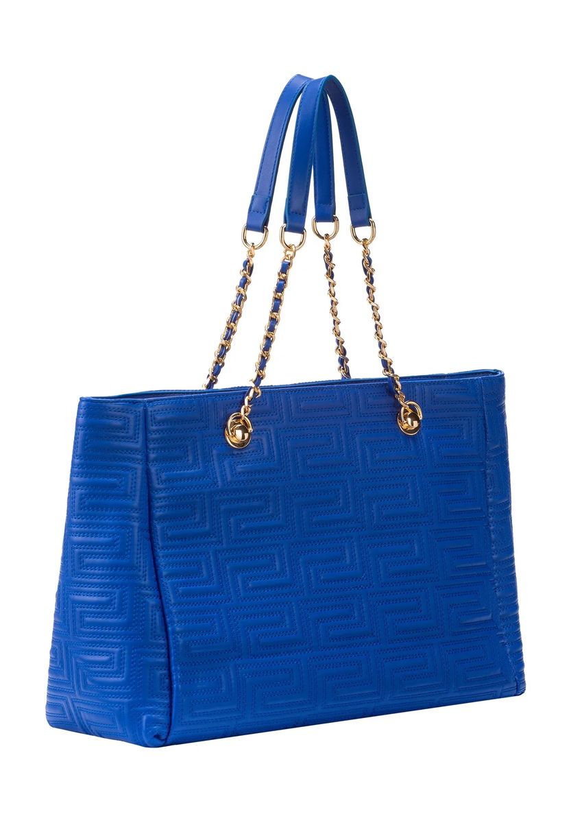 Shopper mit geometrischem Prägemuster