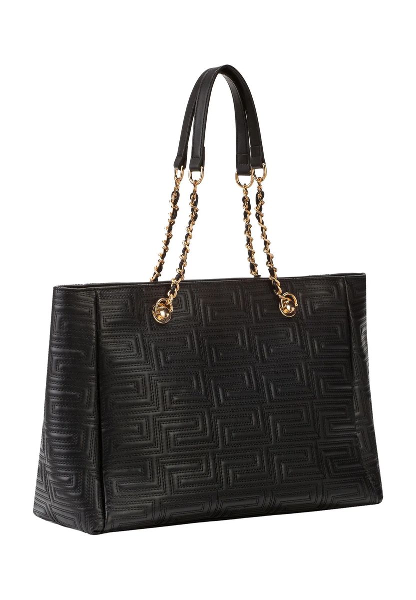 Gesteppte Shopper-Tasche mit Kettenriemen