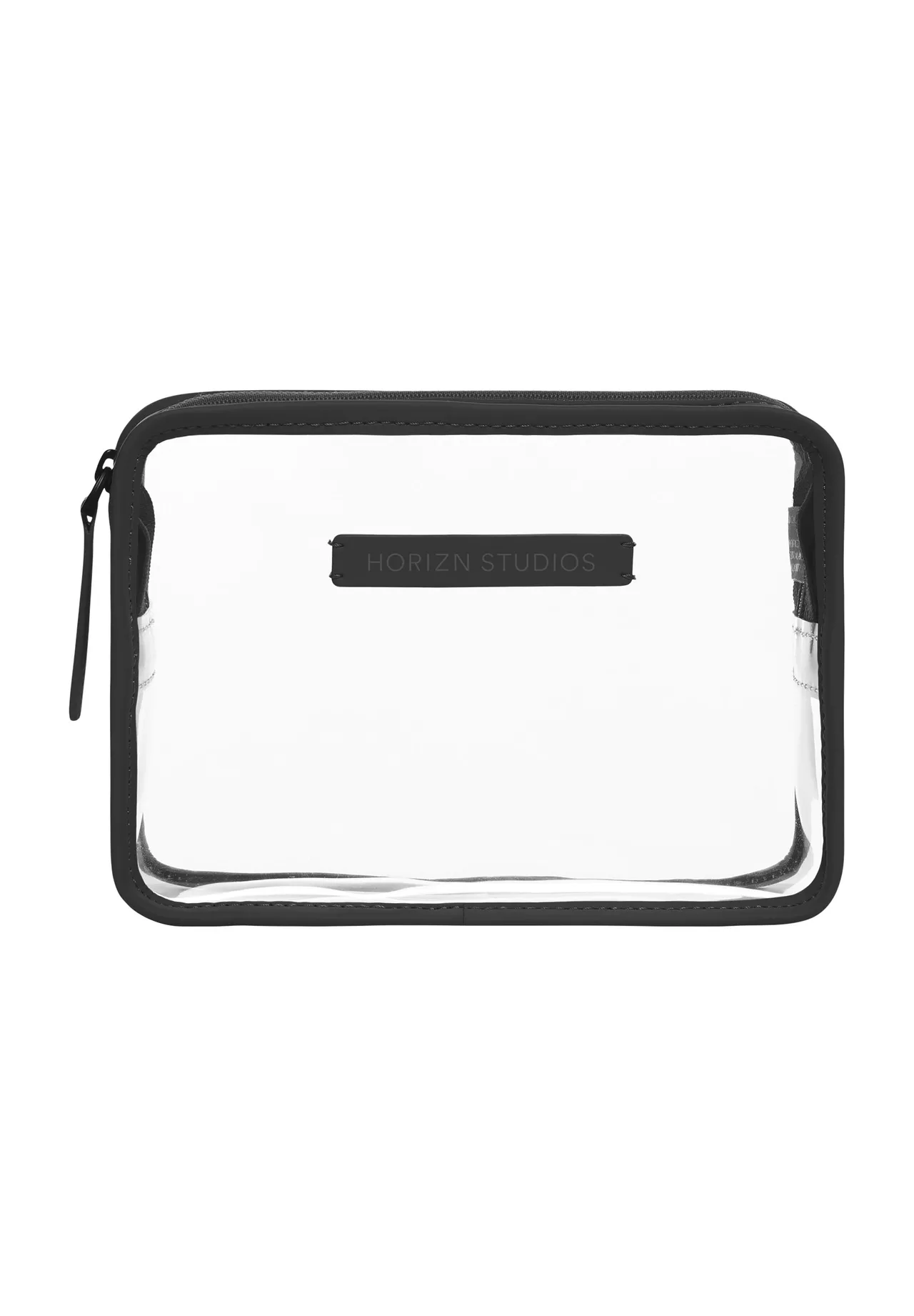Schlichte transparente Reise-Kulturtasche