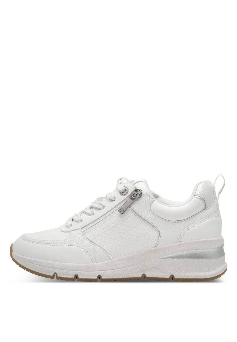 Minimalistischer Keilsneaker mit Reißverschluss
