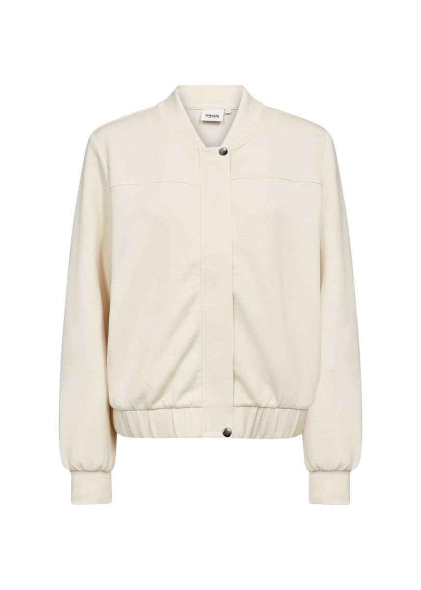 Minimalistische Bomberjacke mit Druckknöpfen