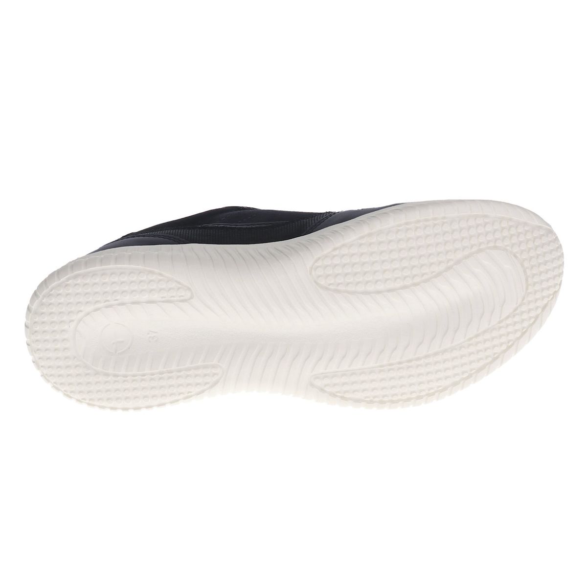 Low-Top Sneakers im Materialmix