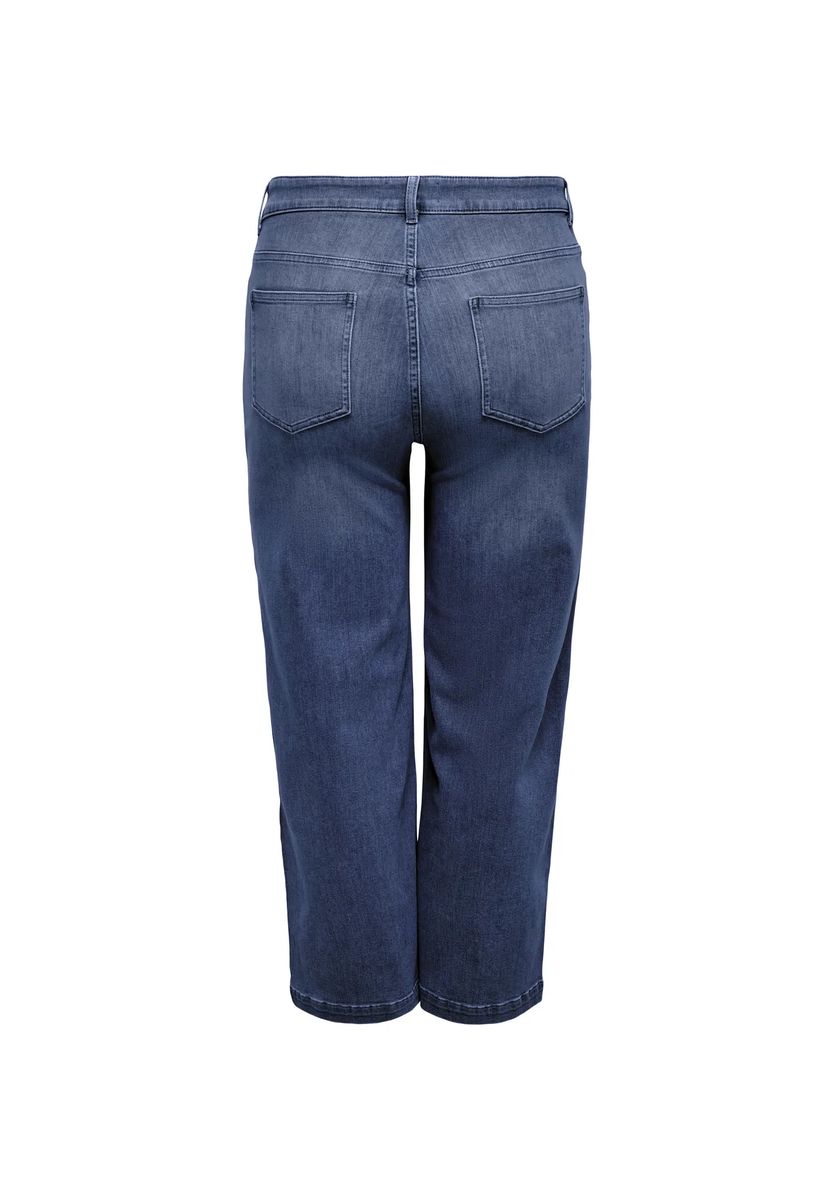 High-Waist Jeans mit geradem Bein