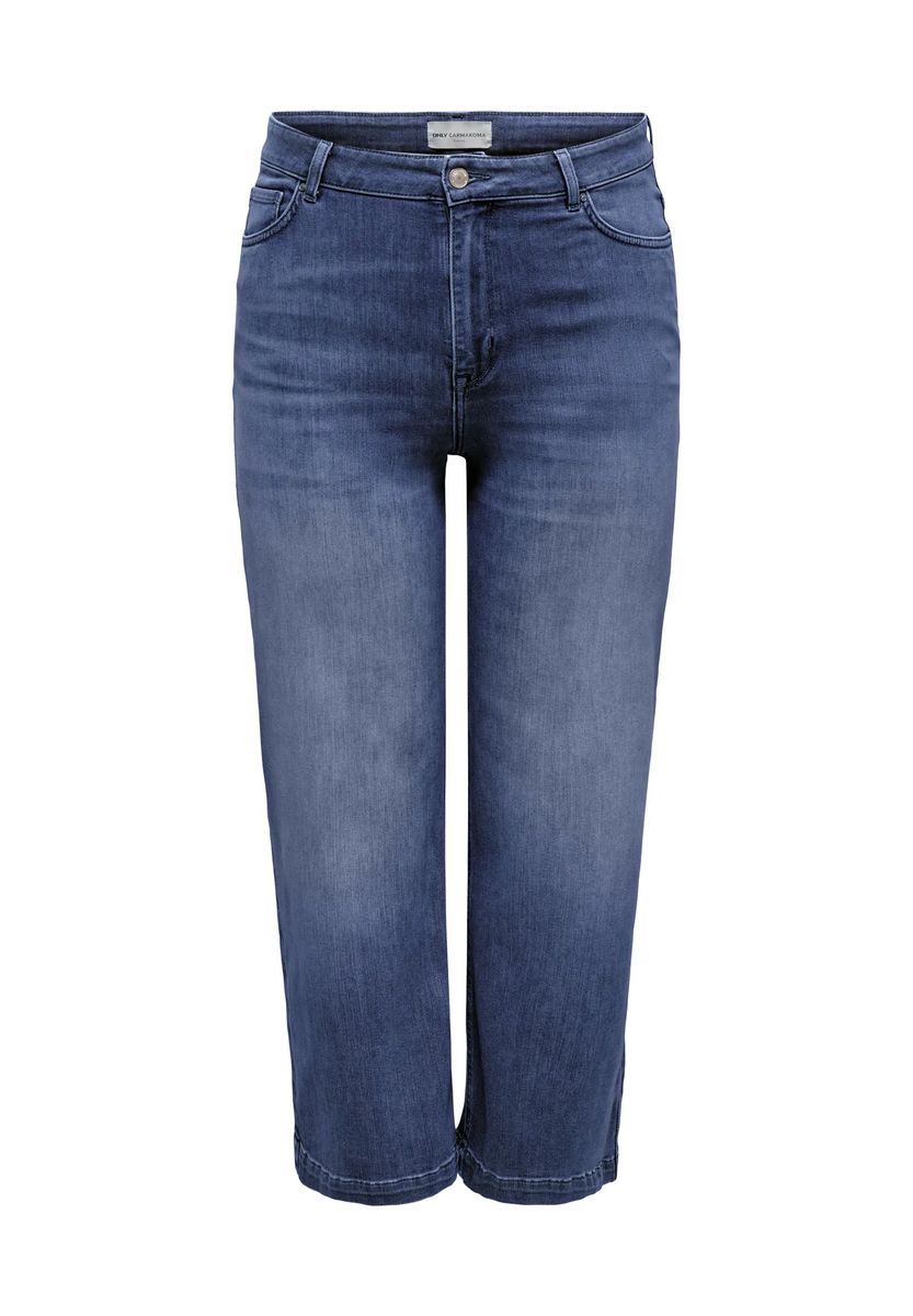 High-Waist Jeans mit geradem Bein