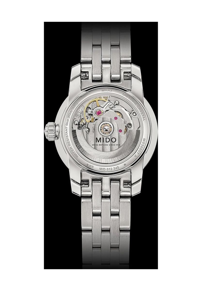 Elegante Automatik-Armbanduhr mit Diamantzifferblatt