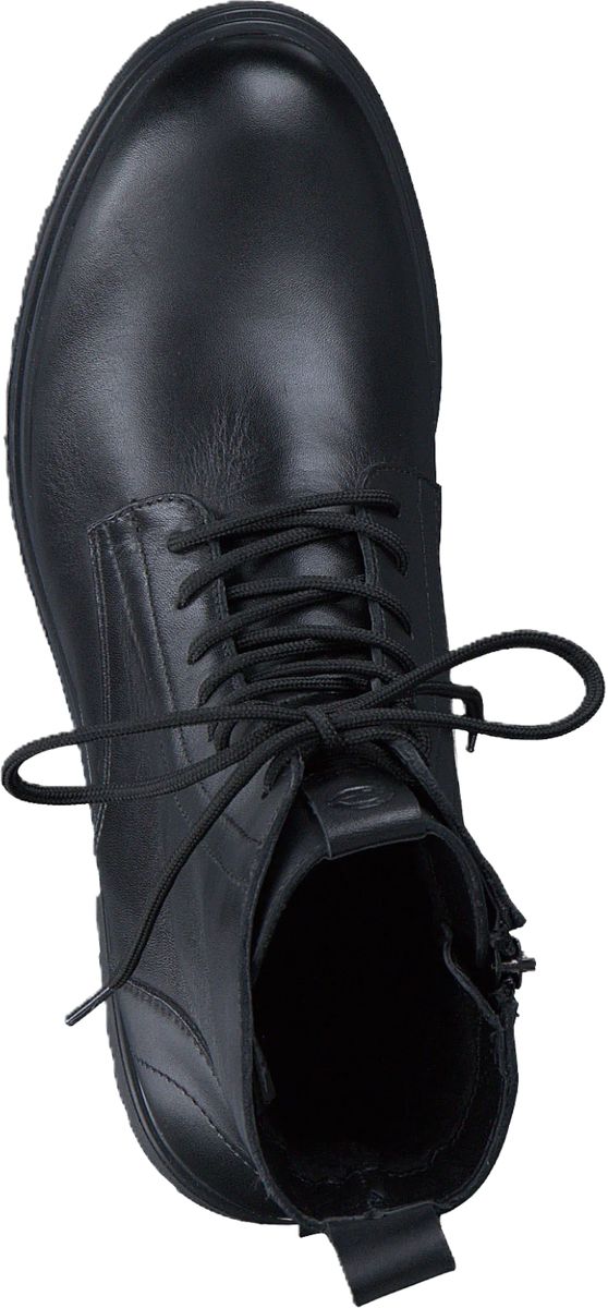 Klassische Leder Schnürstiefeletten