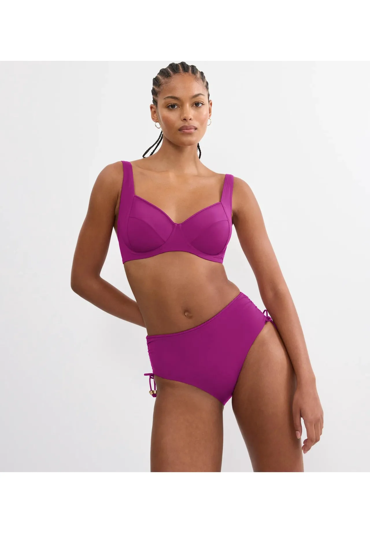 Bügel-Bikini-Oberteil mit Zierborte