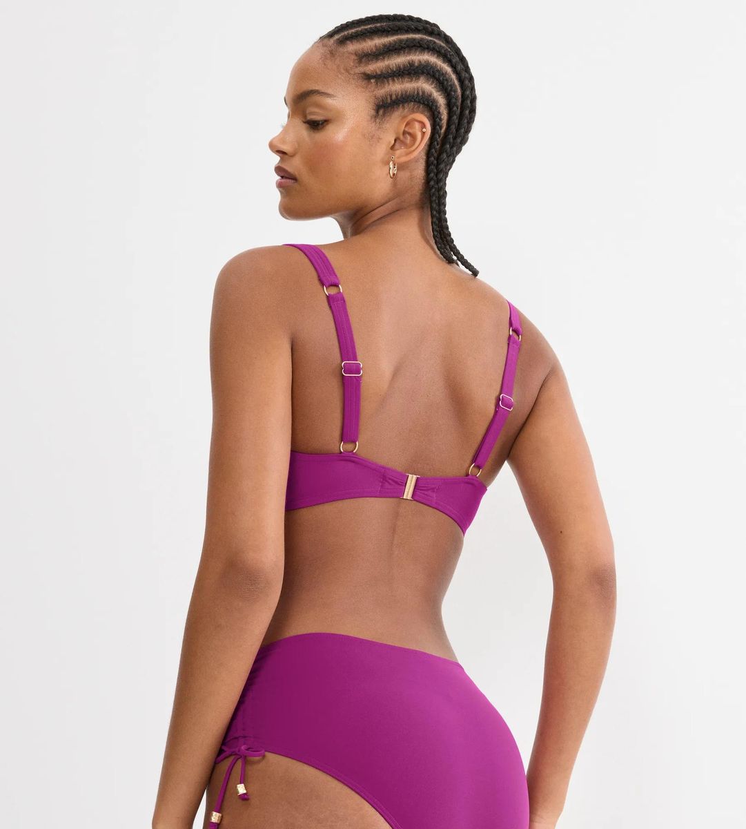 Bügel-Bikini-Oberteil mit Zierborte