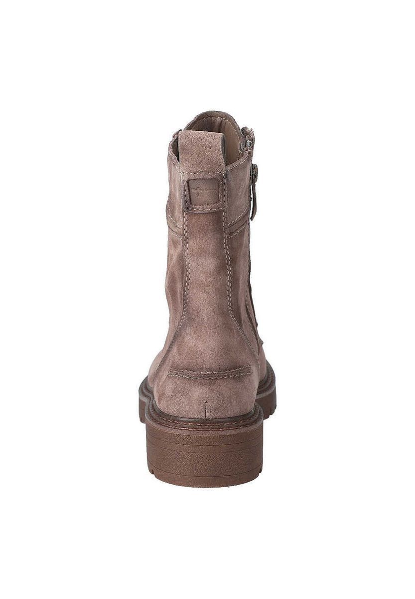 Schnür-Boots aus Veloursleder