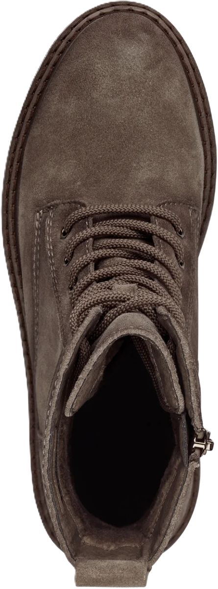Schnür-Boots aus Veloursleder