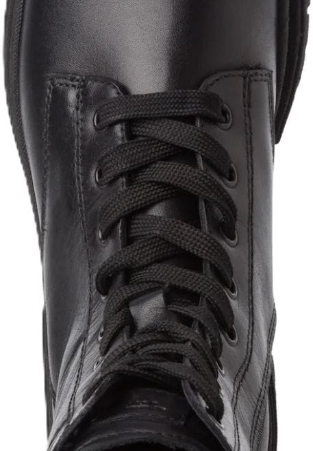 Robuste Leder-Schnürstiefeletten
