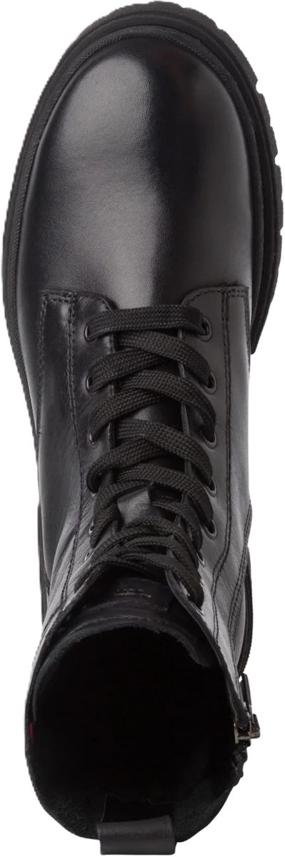 Robuste Leder-Schnürstiefeletten