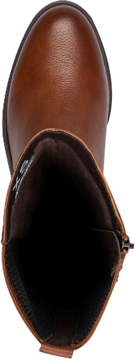 Elegante Leder-Kniestiefel