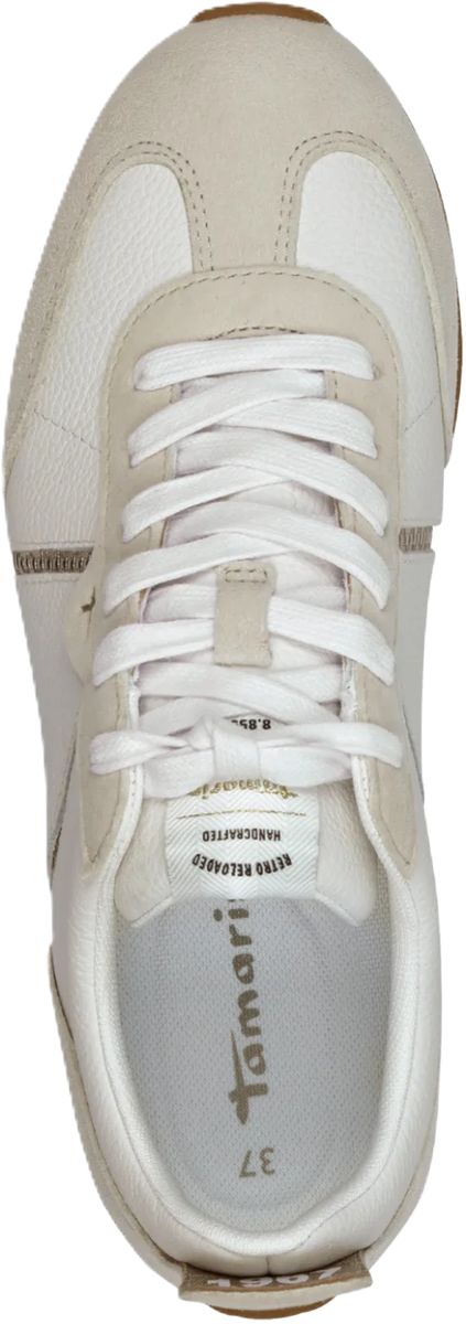 Retro-Sneaker mit Leder-Einsätzen