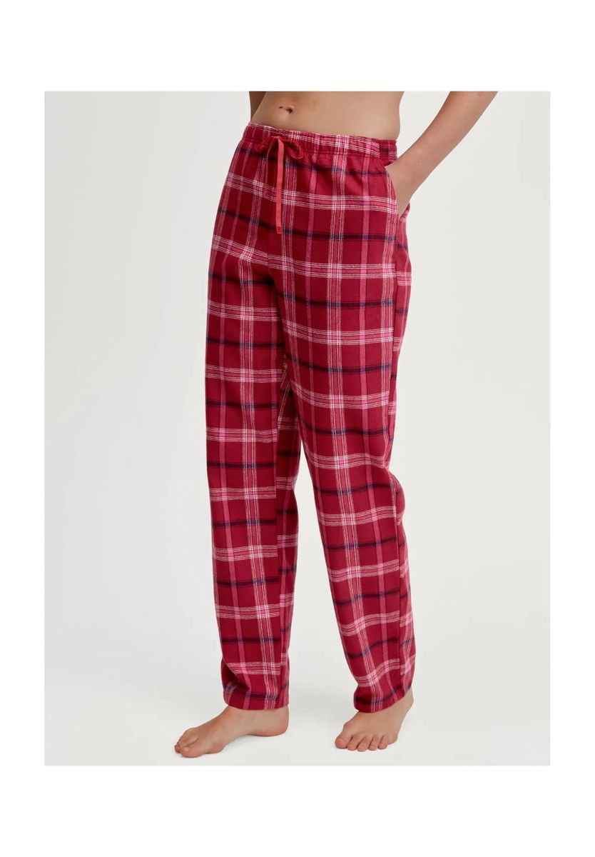 Klassische Flanell-Hose mit Karomuster
