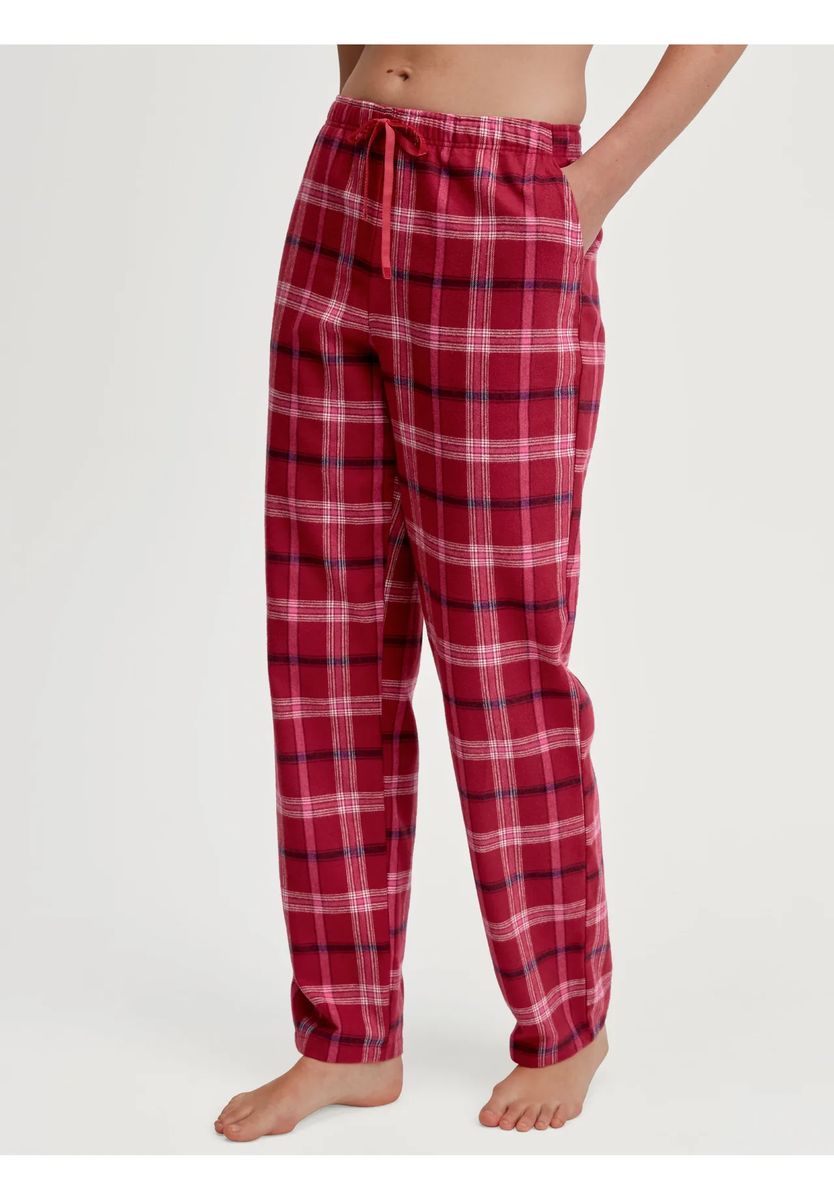Klassische Flanell-Hose mit Karomuster