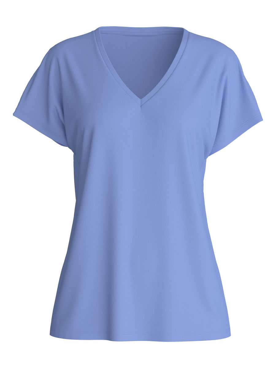 Loungewear-Oberteil mit V-Ausschnitt
