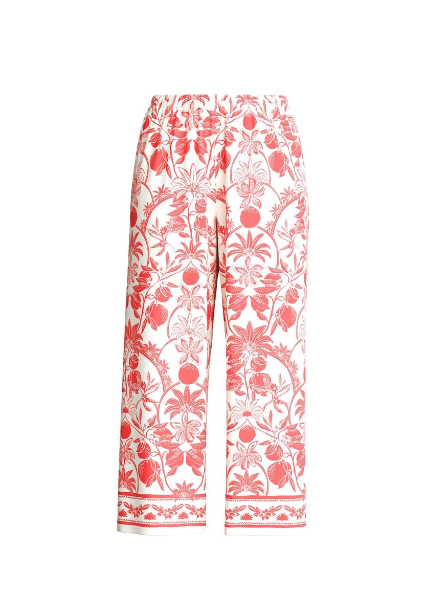 7/8 Loungewear-Hose mit Tropen-Print