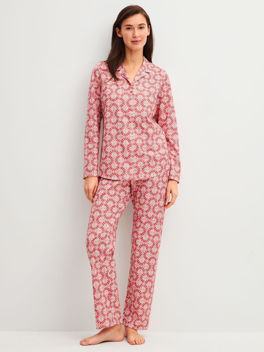 Pyjama-Set mit geometrischem Muster