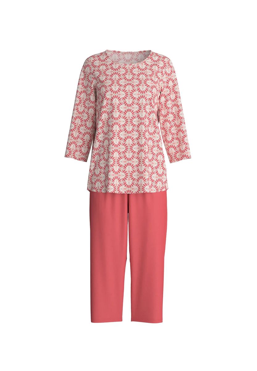 Baumwoll-Pyjama-Set mit Muster