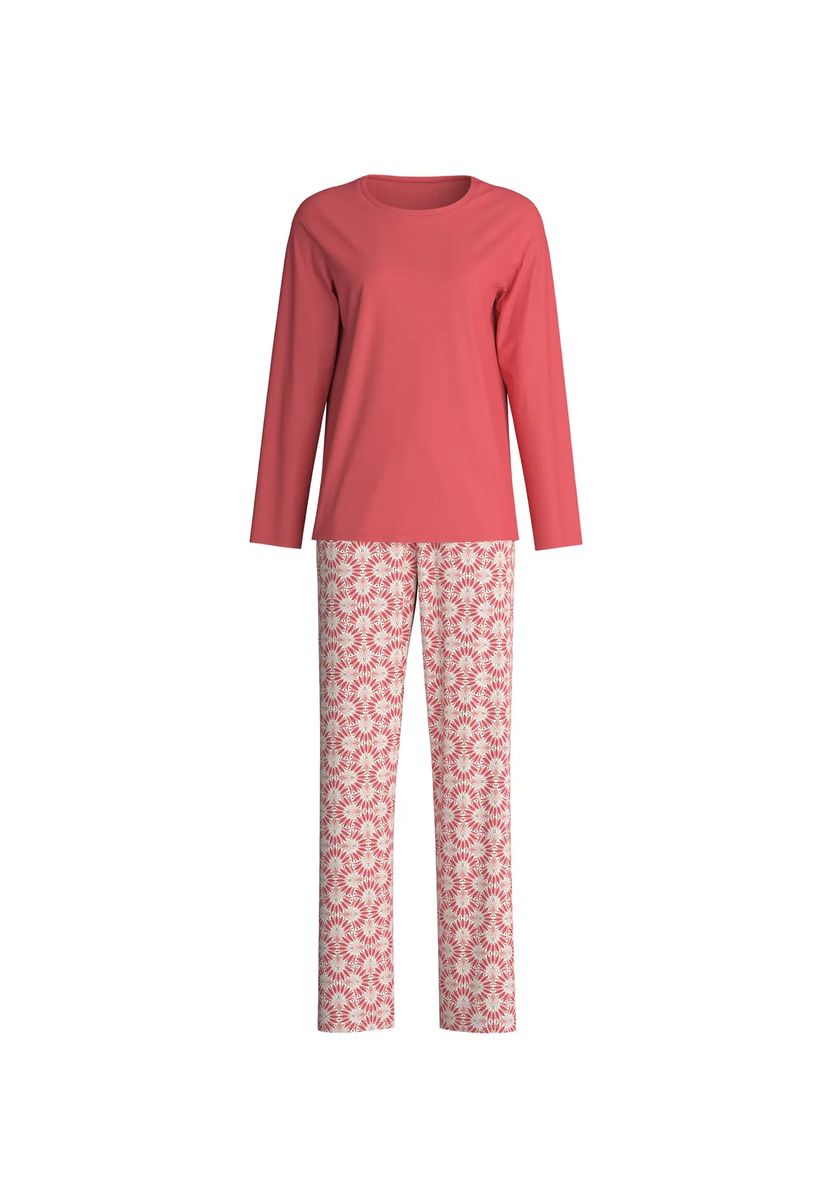 Langarm-Pyjama-Set aus Baumwolle