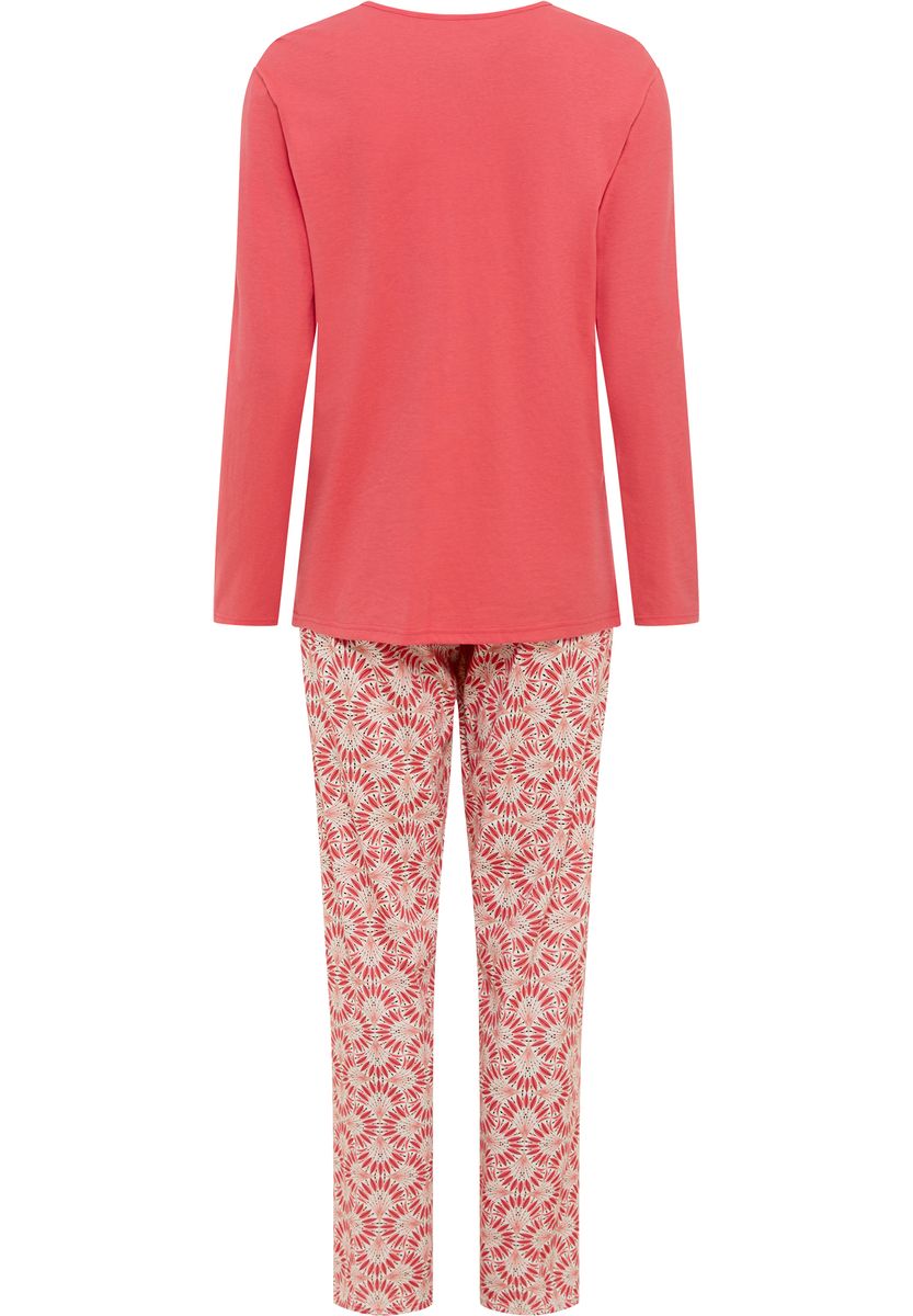 Langarm-Pyjama-Set aus Baumwolle