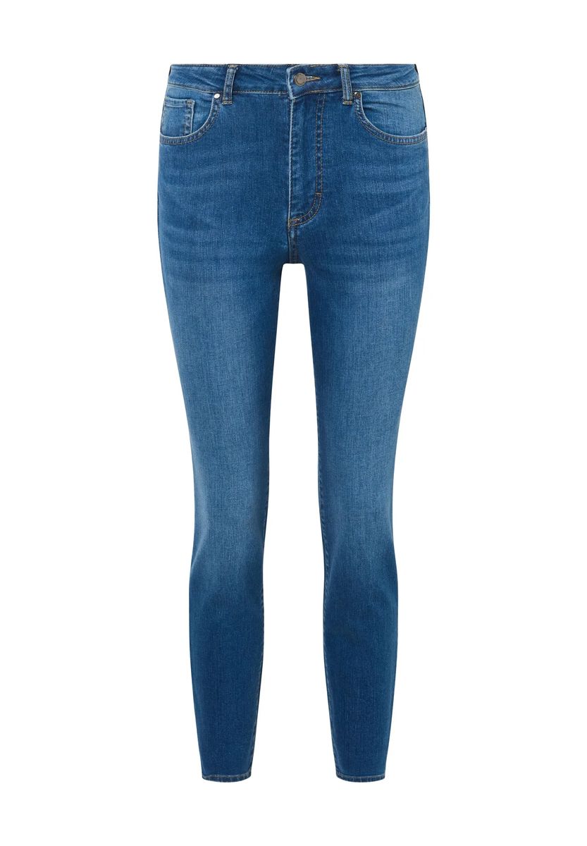 Slim-Fit-Jeans mit mittlerem Bund