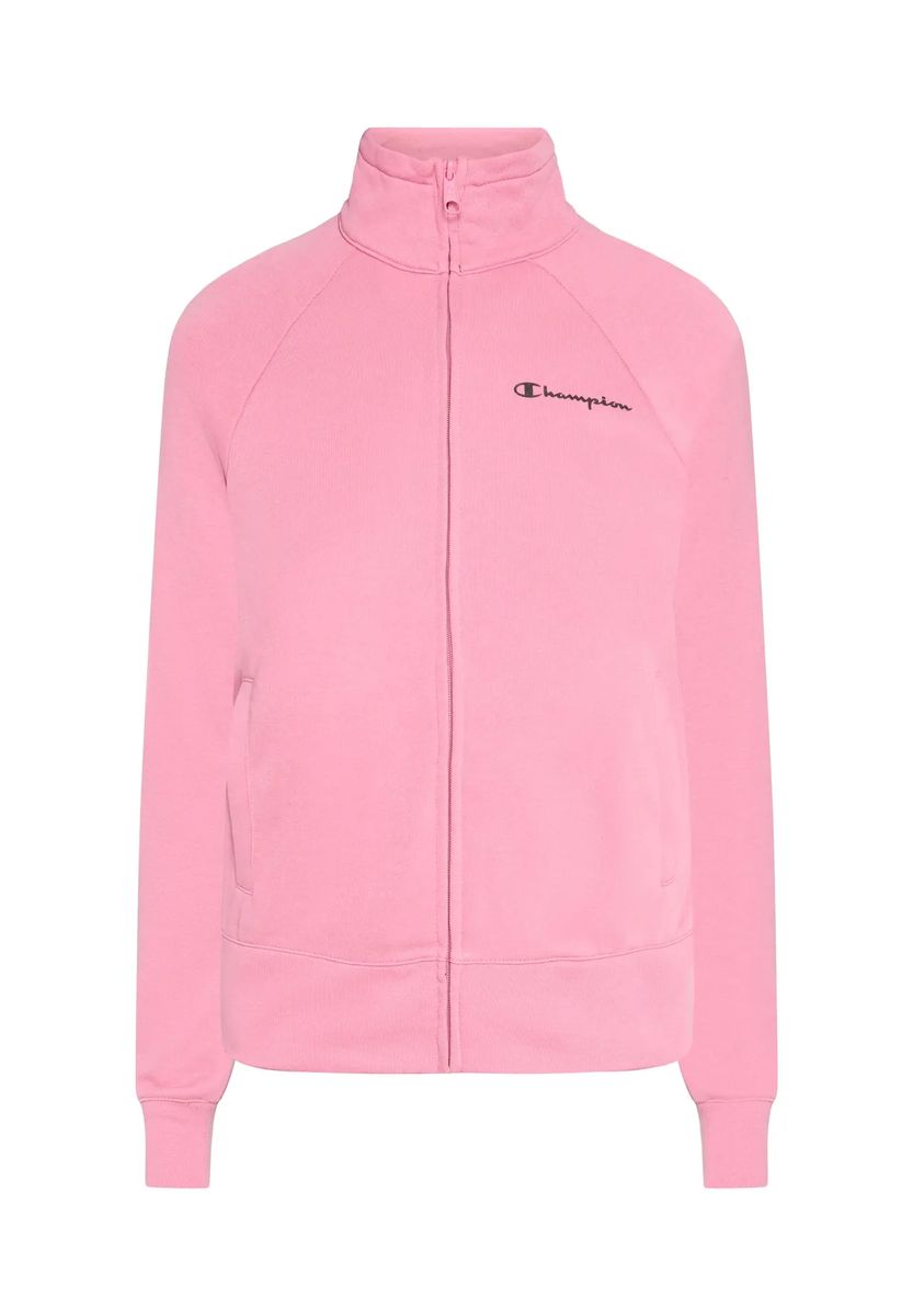 Sportliche Sweatjacke mit gerippten Details