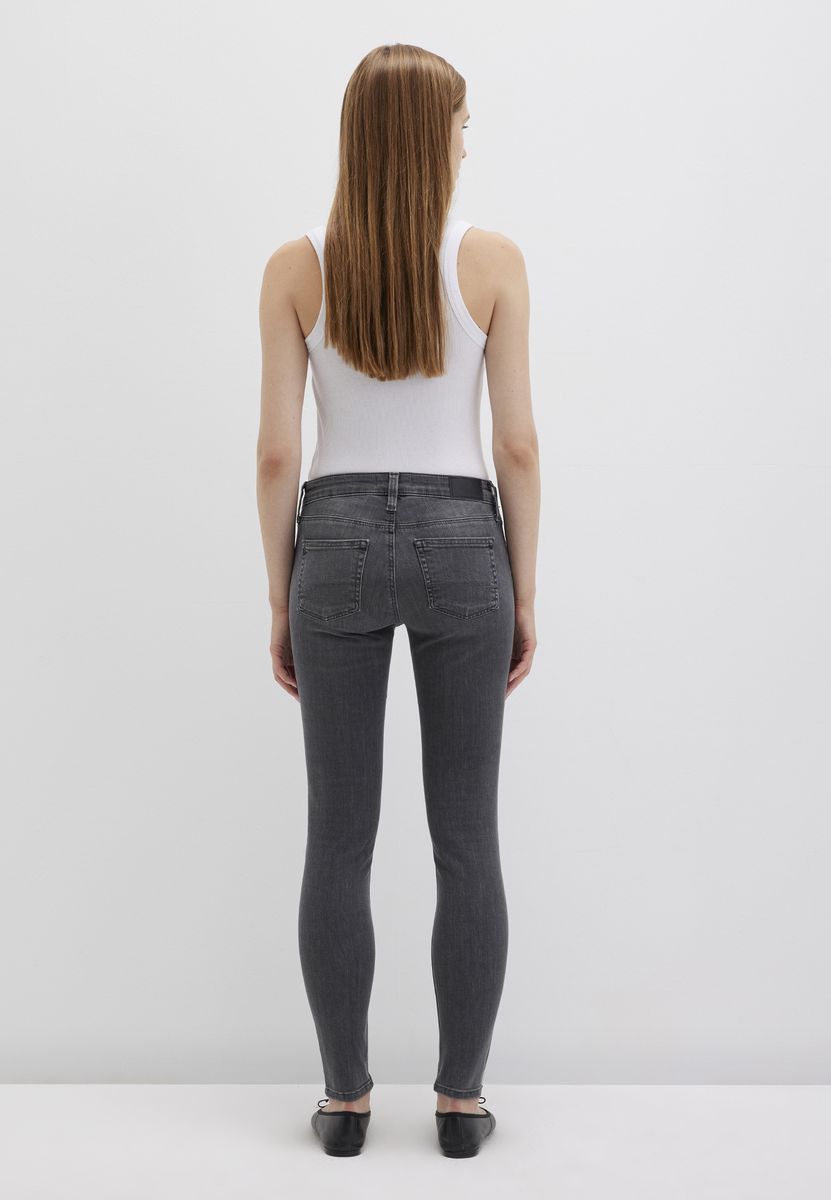 Slim Fit Jeans mittlerer Bund