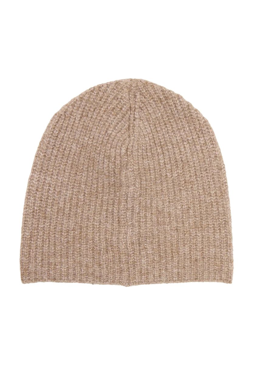 Weiche Rippstrick-Beanie