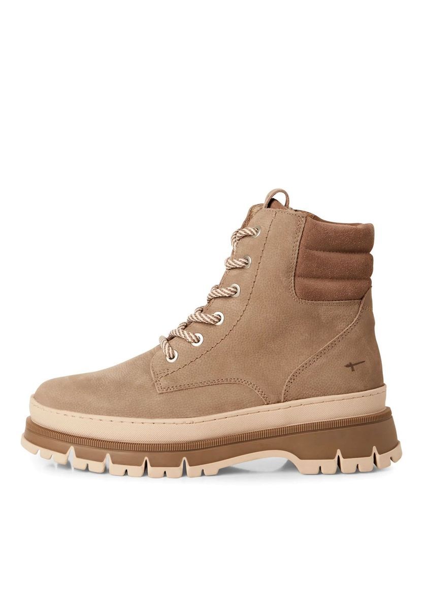Schnürstiefeletten mit Profilsohle