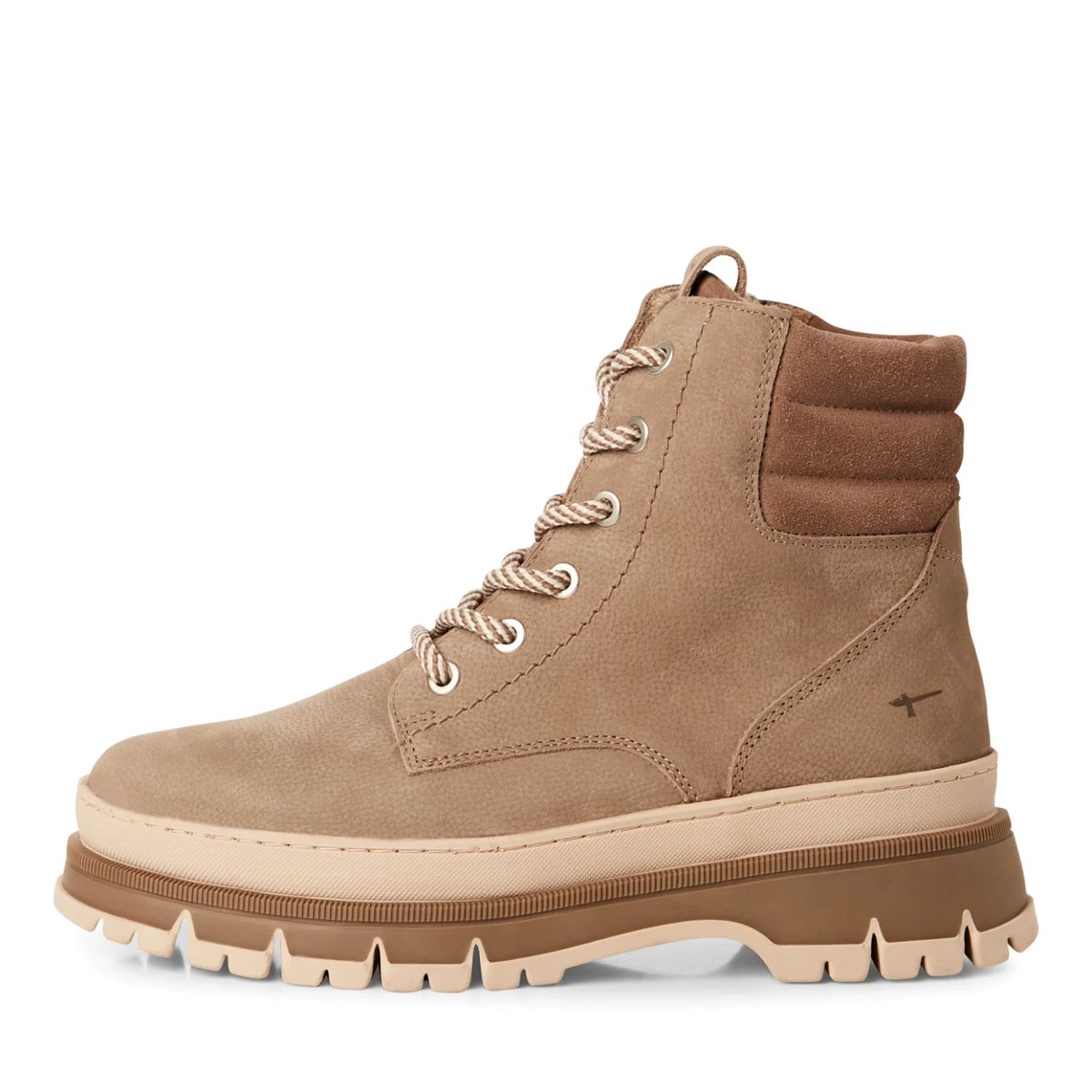 Schnürstiefeletten mit Profilsohle