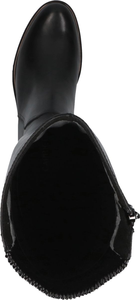 Elegante hohe Glattleder Stiefel