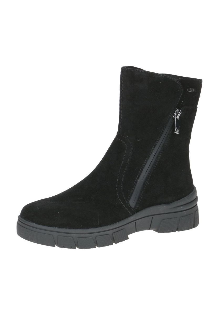 Wildleder-Stiefeletten mit Reißverschluss